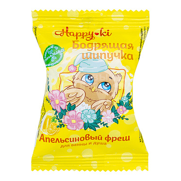 Соль для ванн Лаборатория Катрин Happyki 15083 Бодрящая шипучка, 40 г