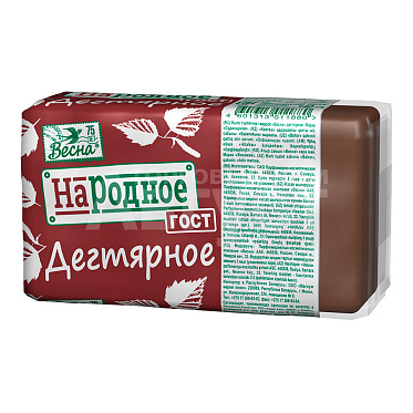 Мыло Дегтярное 140г Весна