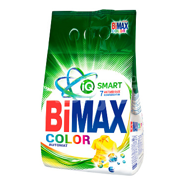 Стиральный порошок Bimax Color, автомат, 3 кг