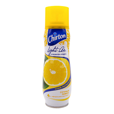 Освежитель воздуха Chirton Light Air Сочный лимон, сухое распыление, 300 мл