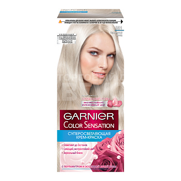 Краска для волос Garnier Color Sensation Роскошный цвет тон 901, серебристый блонд