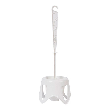 Ерш для унитаза SV3857БЛ WC Disco + подставка, белый