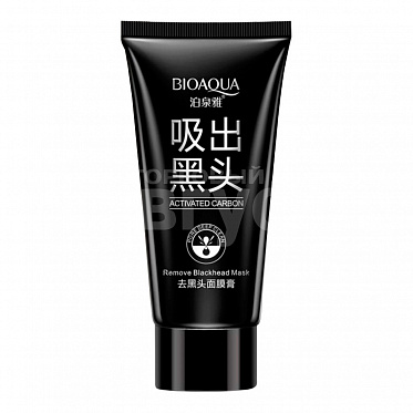Маска-пленка для лица Bioaqua Activated Carbon с активированным углем от черных точек и прыщей, 60 г