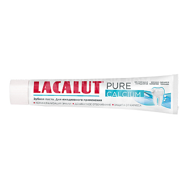 Зубная паста Lacalut Pure calcium, 75 мл