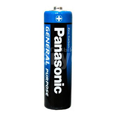 Батарейка Panasonic АА R6 8s солевая, 1 шт