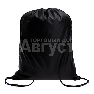 Канц Calligrata Мешок для обуви,однотонный,на шнурке,черный 49*41 см