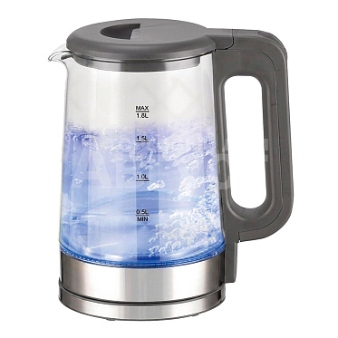 Чайник электрический MAXTRONIC MAX-427 128858 1500ВТ, термостойкое стекло, 1,8 л