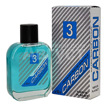 Лосьон после бритья Men's Planet мужской Carbon3, 100 мл