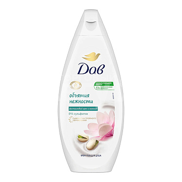 Гель для душа Dove Объятия нежности Фисташковый крем и магнолия, 250 мл