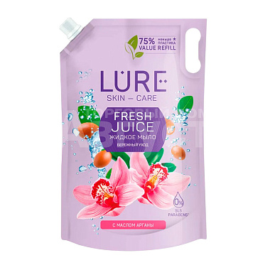 Мыло жидкое Lure с маслом Арганы, 1,5 л