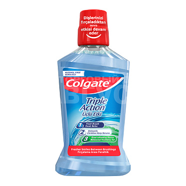 Ополаскиватель для полости рта Colgate Тройное действие, антибактериальный, 500 мл