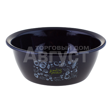 Миска Appetite 1с7с Berry, эмалированная, 1,5 л