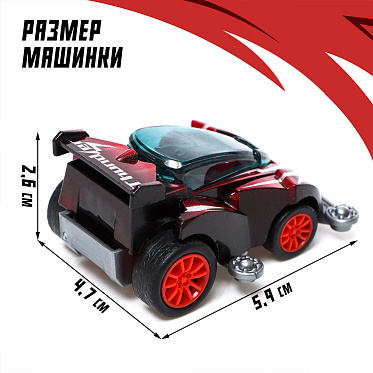 Машина 7817339 инерционная, Техно, 5,9 х 4,7 х 2,6 см, пластик, в ассортименте