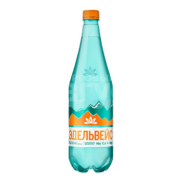 Вода газированная Эдельвейс лечебно-столовая, 1 л