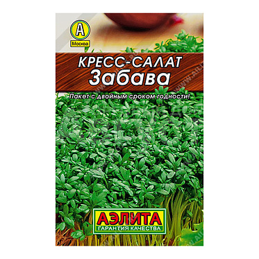 Семена АЭЛИТА Кресс-салат Забава, цп, 1 г