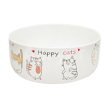 Пиала PK-12 керамическая, 700 мл, Funny cats