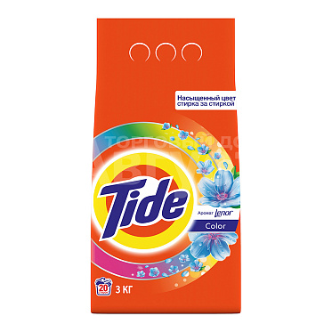 Стиральный порошок Tide Color Lenor Effect, автомат, 3 кг