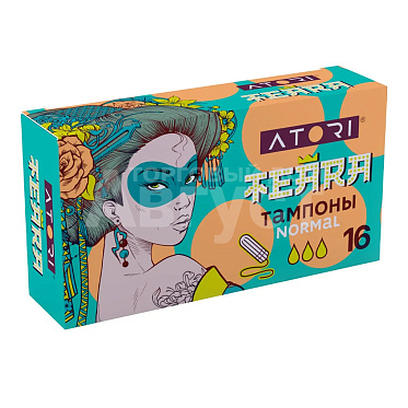Тампоны гигиенические Атори Теара NORMAL 3 капли, 16 шт