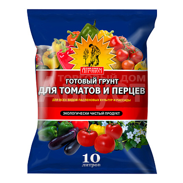Грунт Сам себе агроном для томатов и перцев, 10 л