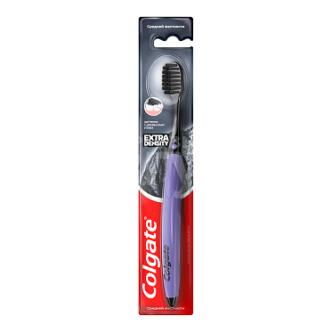 Зубная щетка Colgate Extra Density с щетинками высокой плотности, средней жесткости