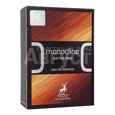Туалетная вода Alhambra Monocline Series Two восточный аромат, унисекс, мужская, 100 мл