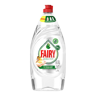 Средство для мытья посуды Fairy Pure & Clean, 900 мл