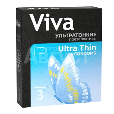 Презервативы VIVA ультратонкие, 3 шт
