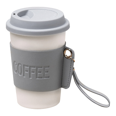 Кружка заварочная KKR-168 Coffee с крышкой, 370 мл