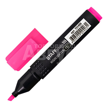 Текстовыделитель Staff 151499 College STICK HL-497 линия 1-4 мм, розовый
