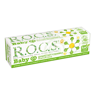 Зубная паста R.O.C.S. Baby детская, Ромашка, 0-3 лет, 45 г