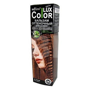 Бальзам для волос оттеночный Белита Color Lux 06 русый 100мл