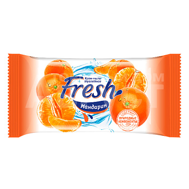 Мыло туалетное Fresh в/об Мандарин, 190 г