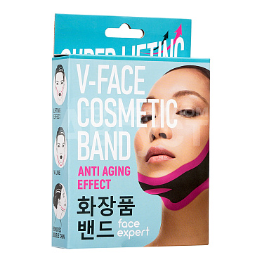 Повязка для лица Mask-01 косметическая, V-Face Cosmetic Ban, в ассортименте
