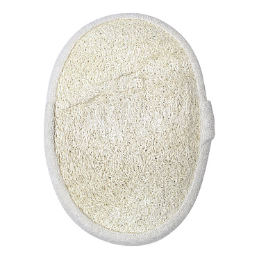 Мочалка для тела Beauty Format 45587-4002 брус овальный,Крапива и хлопок,натуральная, 1 шт