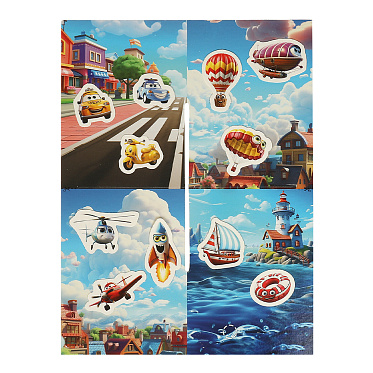 Игрушка 6305 Развивающая с липучками Транспорт