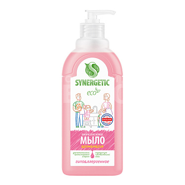 Мыло жидкое SYNERGETIC аромамагия, дозатор, 500 мл