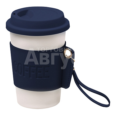 Кружка заварочная KKR-168 Coffee с крышкой, 370 мл