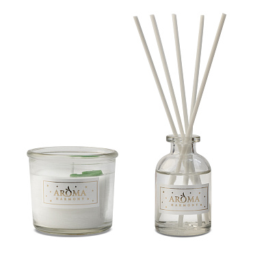 Набор подарочный Aroma Harmony Прикосновение зимы (диффузор 30 мл +свеча)