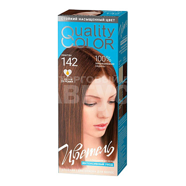 Гель-краска для волос Estel Цветель Vital Quality Color тон 142, каштан
