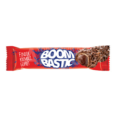 Батончик Boombastic в мол. шок. с ореховым кремом и хрустящим рисом, 35 г