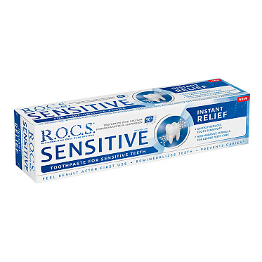 Зубная паста R.O.C.S. Sensitive Мгновенный Эффект, 94 г