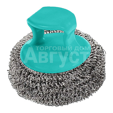 Мочалка металлическая Professional 70 нержавеющая короткая ручка, 1 шт, 1 шт