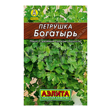 Семена АЭЛИТА Петрушка листовая Богатырь, Лидер, 2 г