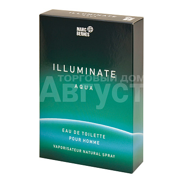 Туалетная вода Illuminate Aqua фужерный аромат, мужская, 100 мл