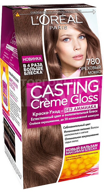 Краска для волос L'Oreal Casting Creme Gloss тон 780, ореховый мокко