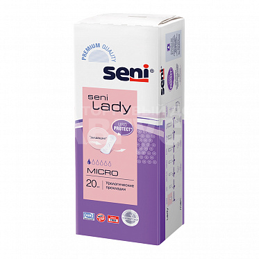 Прокладки урологические SENI LADY micro, 20 шт