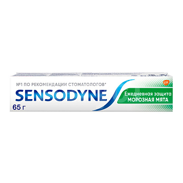 Зубная паста Sensodyne Ежедневная защита морозная мята, 75 мл