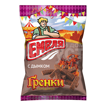 Гренки Емеля со вкусом дымка, 60 г