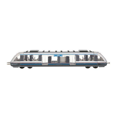 Машина 1079WB-R (144) Технопарк Трамвай, в коробке, 16,5 см, металл