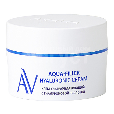 Крем для лица ARAVIA Laboratories Aqua-Filler Hyaluronic Cream ультраувлажняющий с гиалуроновой кислотой, 50 мл
